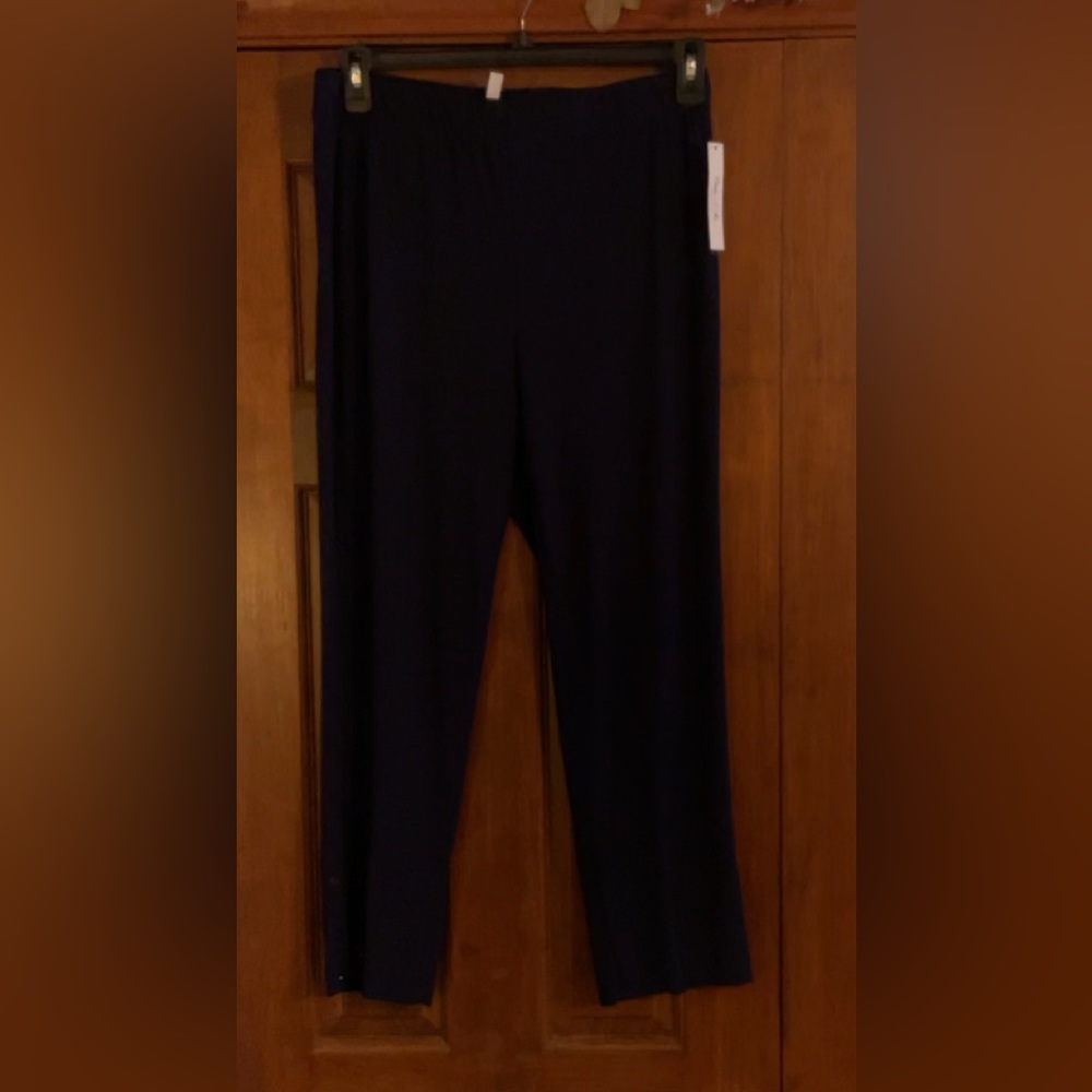 Come N See navy  polyester and spandex pants.  New with tags,size Xl